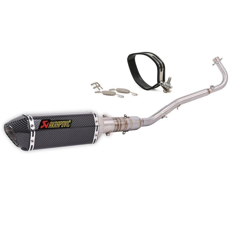 Z125 Pro 2017-2025 for Kawasaki Exhaust System Header Pipe Slip On Muffler Tips