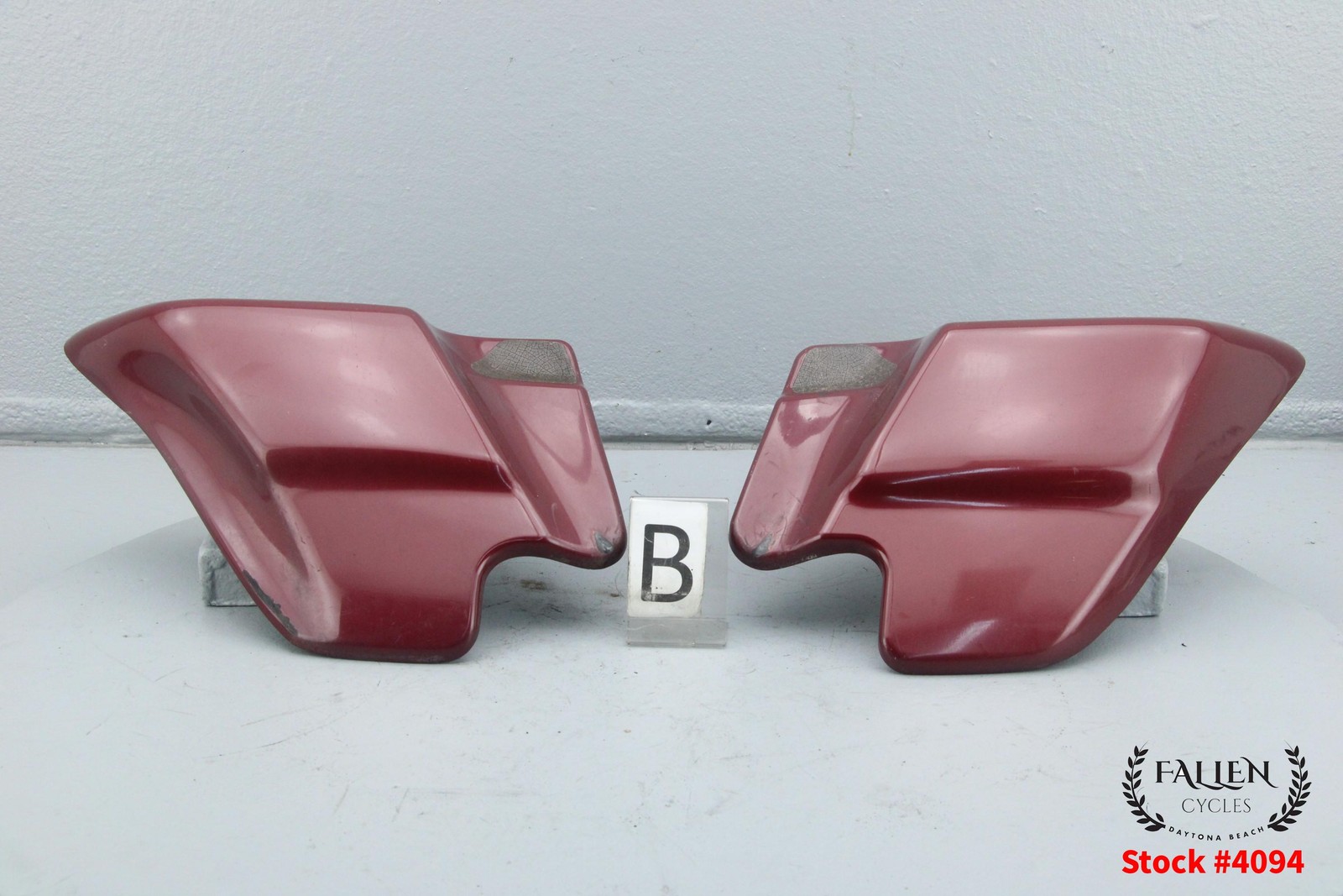 2006 Harley Road King Side Frame Cover Set BRANDY WINE SUNGLO #4094