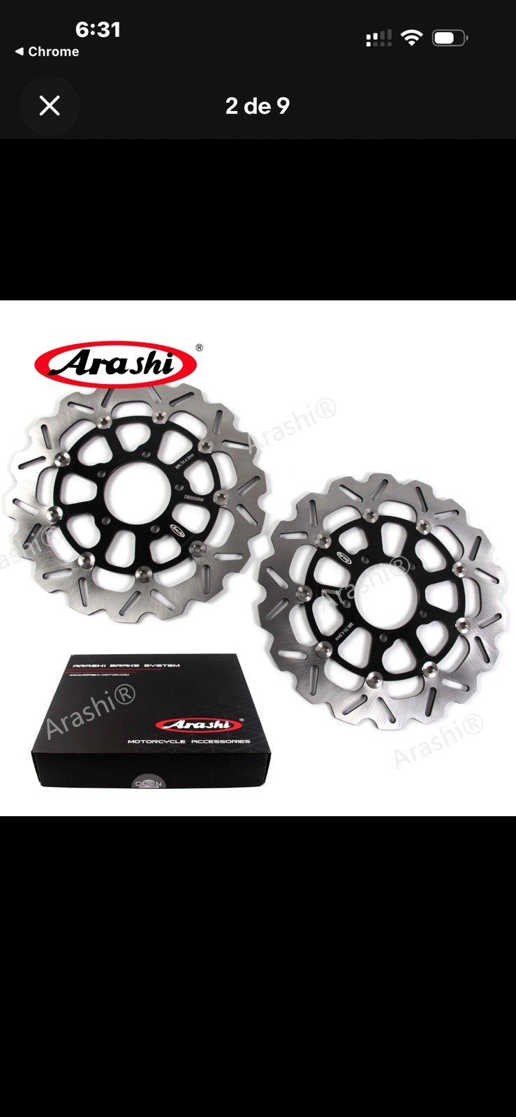 Discos de frenos delanteros para ninja ZX10 2008 al 2021