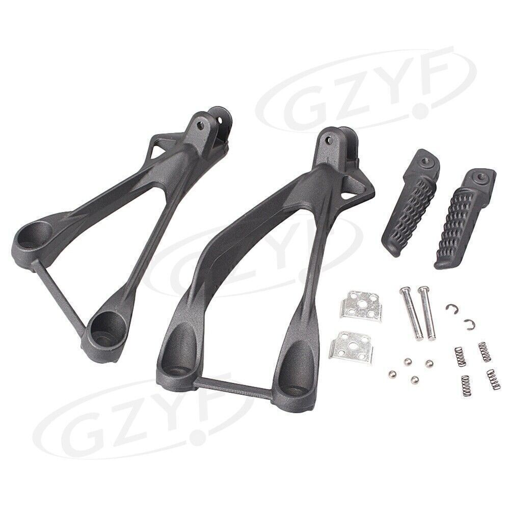 Rear Passenger Footpegs footrest Fit Kawasaki Ninja ZX6R 2005-2008 2007 2006