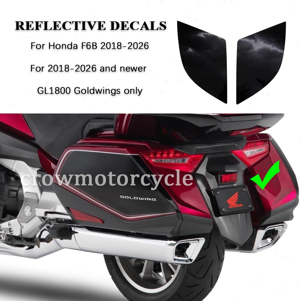 2018-24 2025 2026 For Honda Goldwing GL 1800 Saddlebag Reflective Stickers Decal
