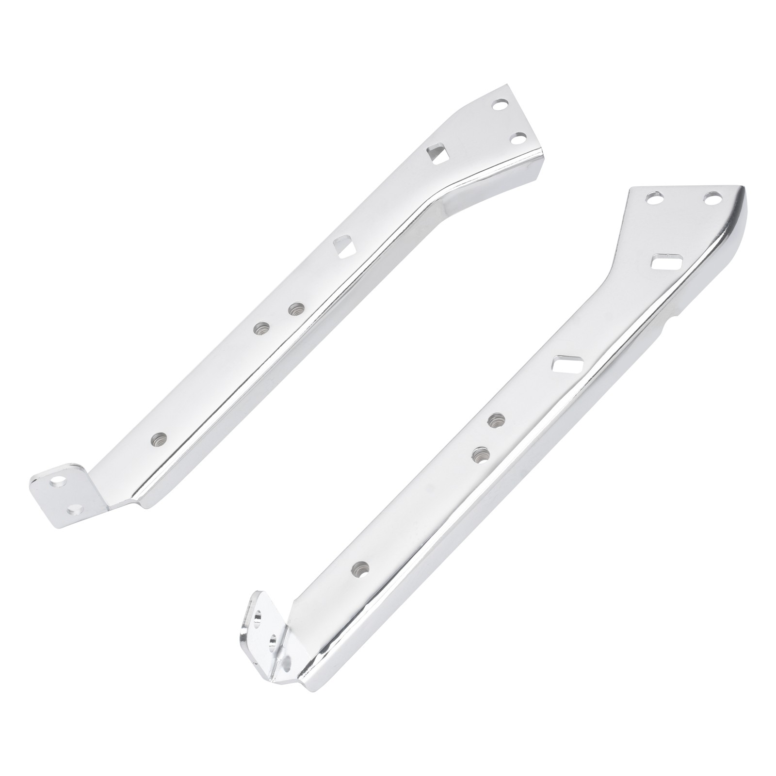 Chrome Saddlebag Rail Support Bracket Fits For Harley Touring Road Glide 85-08