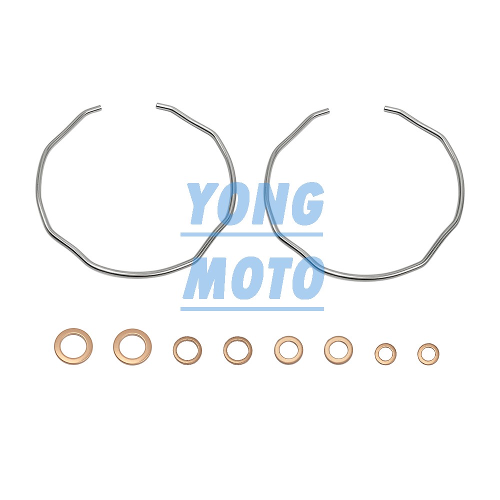 Front Fork Bushing Dust Oil Seals Rebuild Kit Set For Suzuki SV650 2003-2020