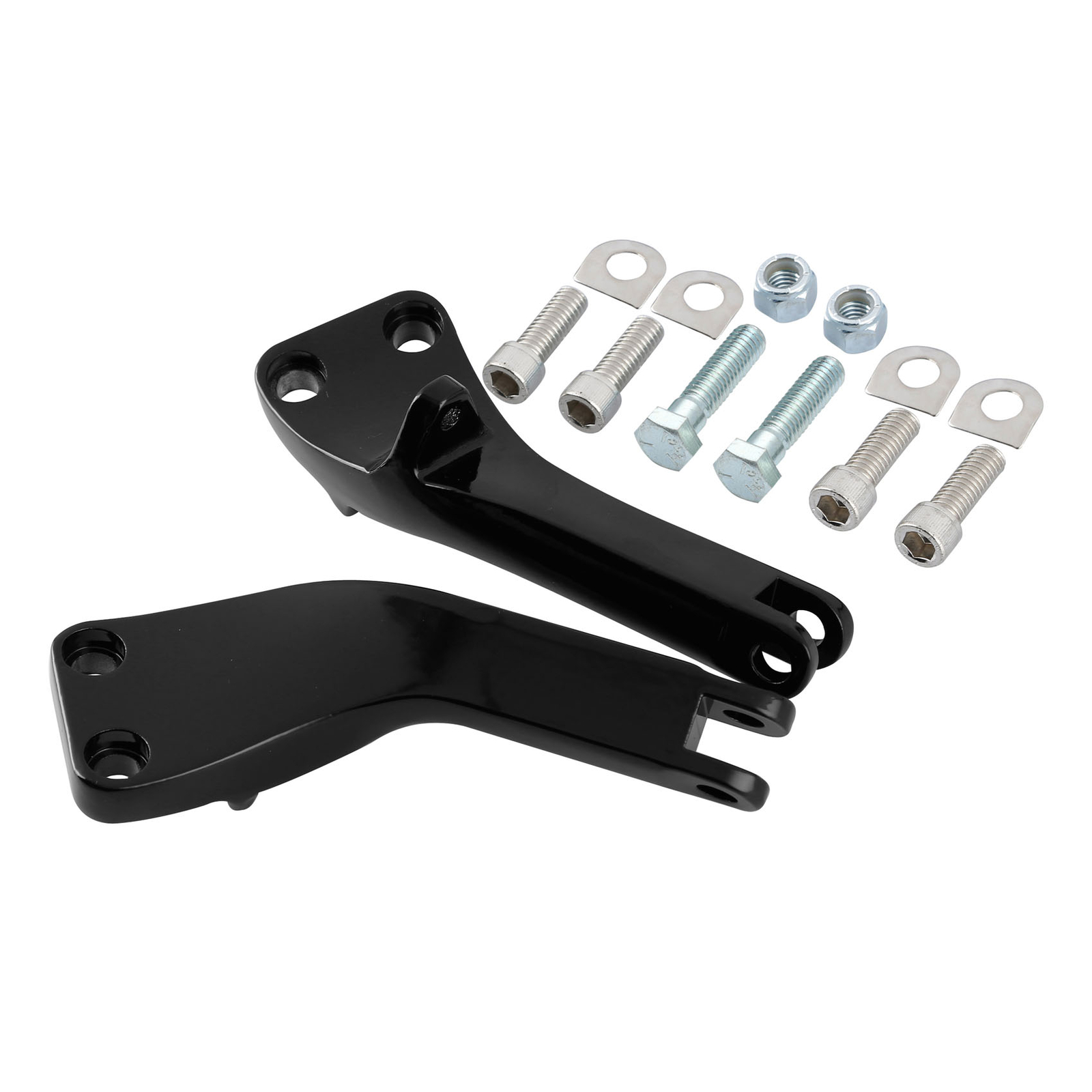 Left Right Passenger Peg Footpeg Mount Brackets Fit For Harley Dyna 2006-2017
