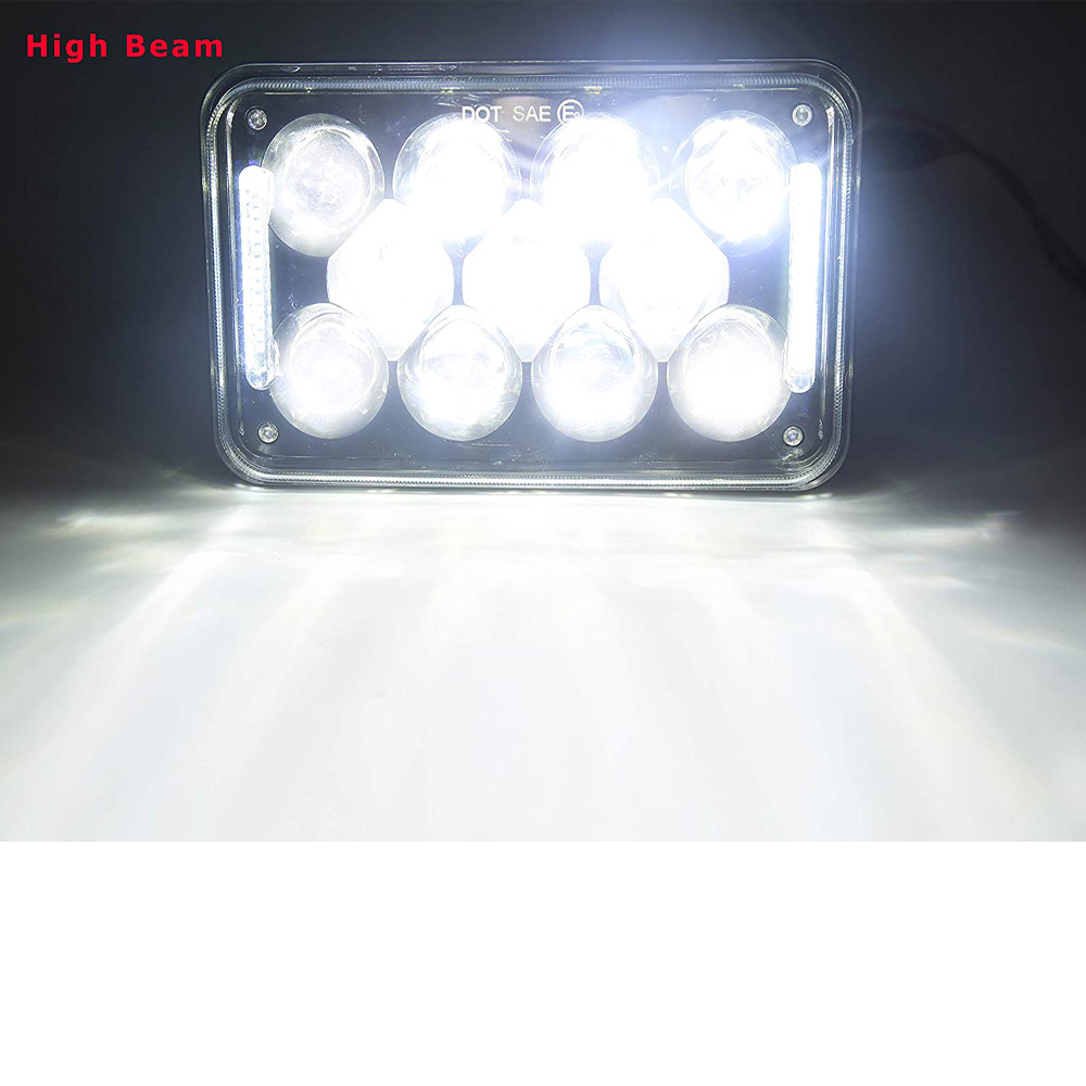 4×6″ Square LED Headlight Hi/Lo Beam w/ DRL For Suzuki DRZ400SM DRZ400S DRZ400E