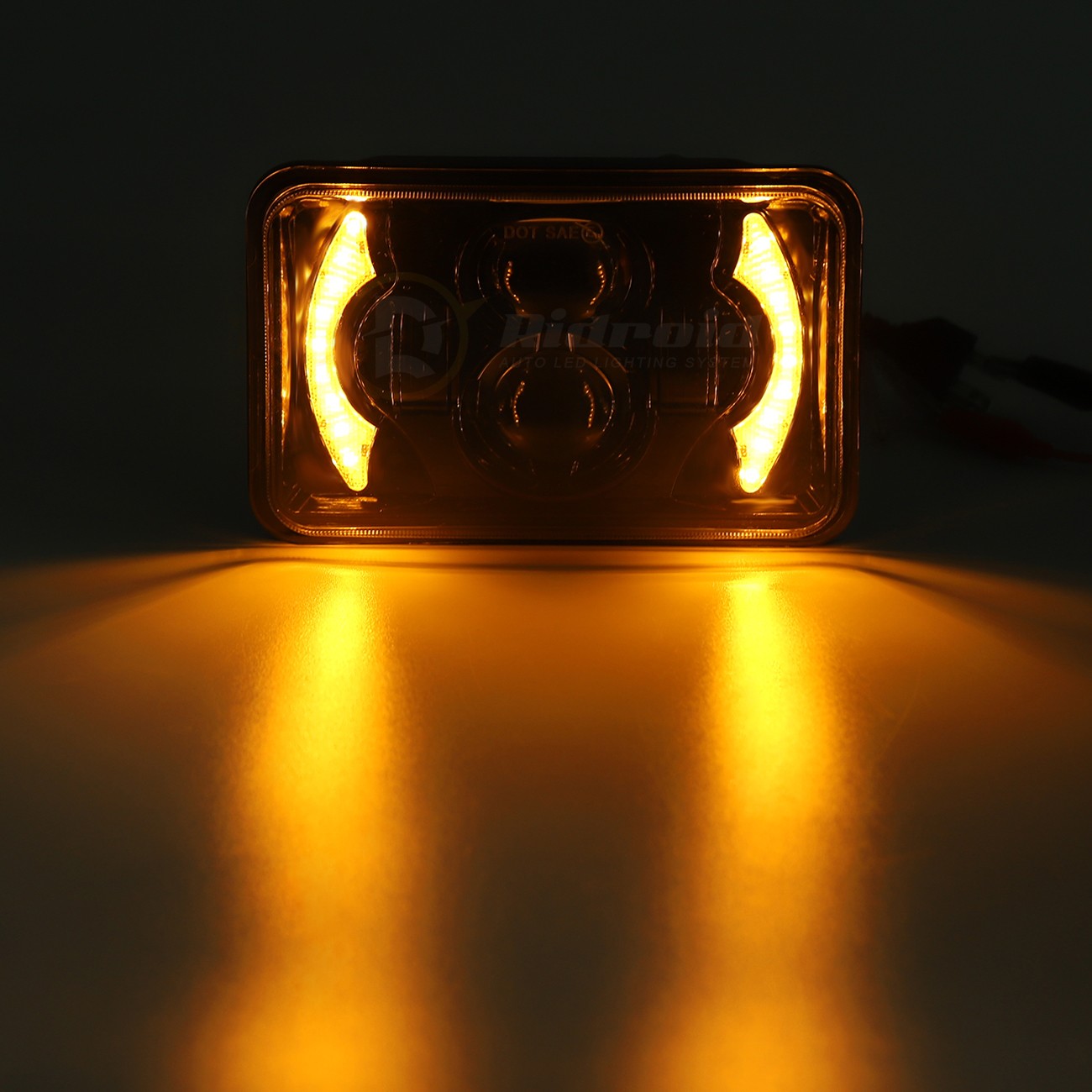 Motorcycle 4×6 inch Square LED Headlight For Yamaha BW200 350 50 XT225 350 WR250