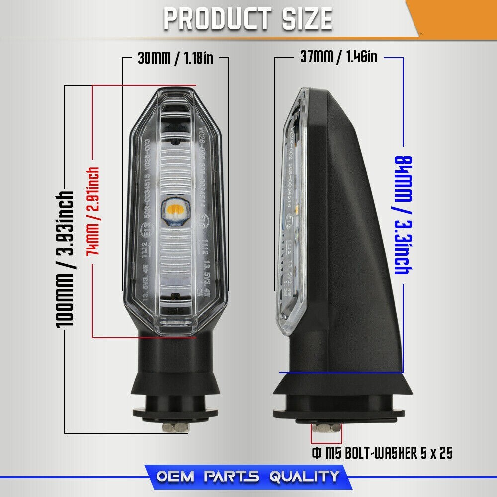 For HONDA CBR400R CBR500R CB500F Fender Eliminator Tail Tidy Led Turn Signal US