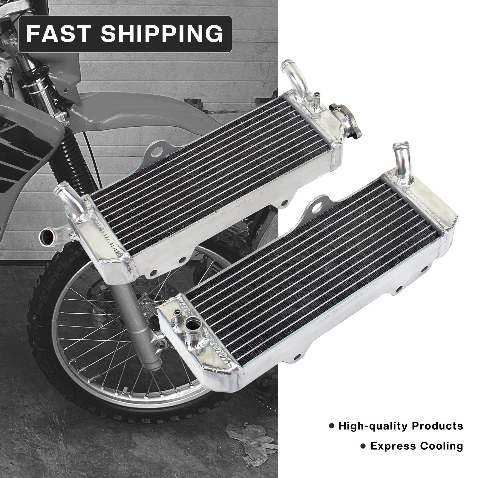 For Honda XR650R 2000-2007 Aluminum Radiators XR 650 R 00 01 2002-2007 Dirt Bike