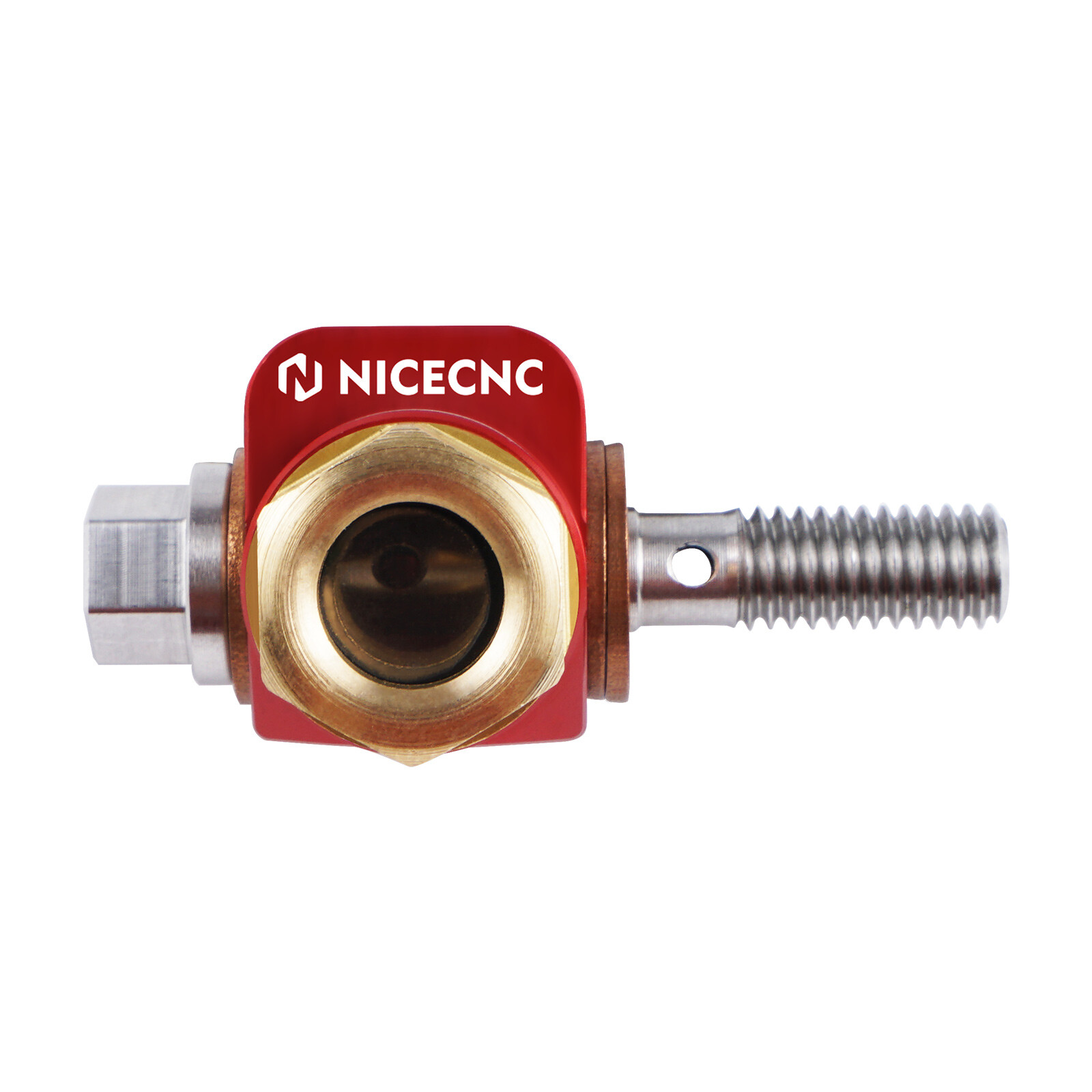 NICECNC Banjo Bolt Oil Sight Glass For Honda XR650L 1993-2025 XR 600R 1985-2000