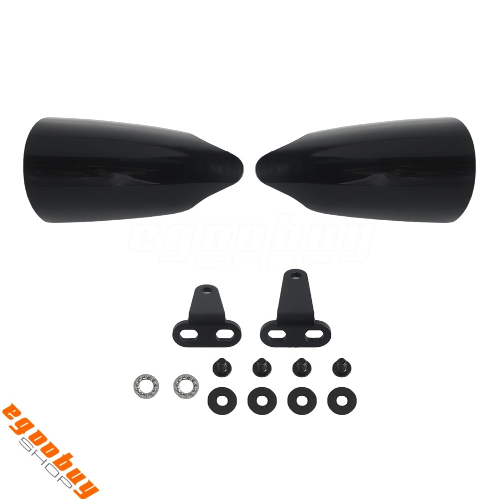 PP Plastic Hand Guards Protection For Harley Dyna Softail Sportster XL 1996-2015