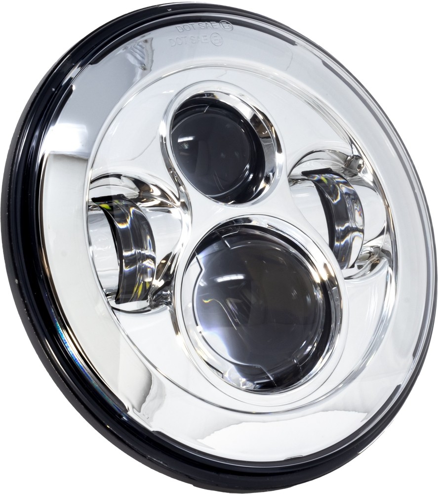 Letric Lighting Co. LLC-ILH-7C 7in. LED Headlight for fits Indian™ – Premium LED
