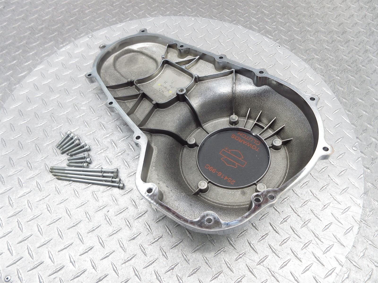 2012 Harley Tri Glide Classic FLHTCUTG Clutch Outer Primary Engine Side Cover
