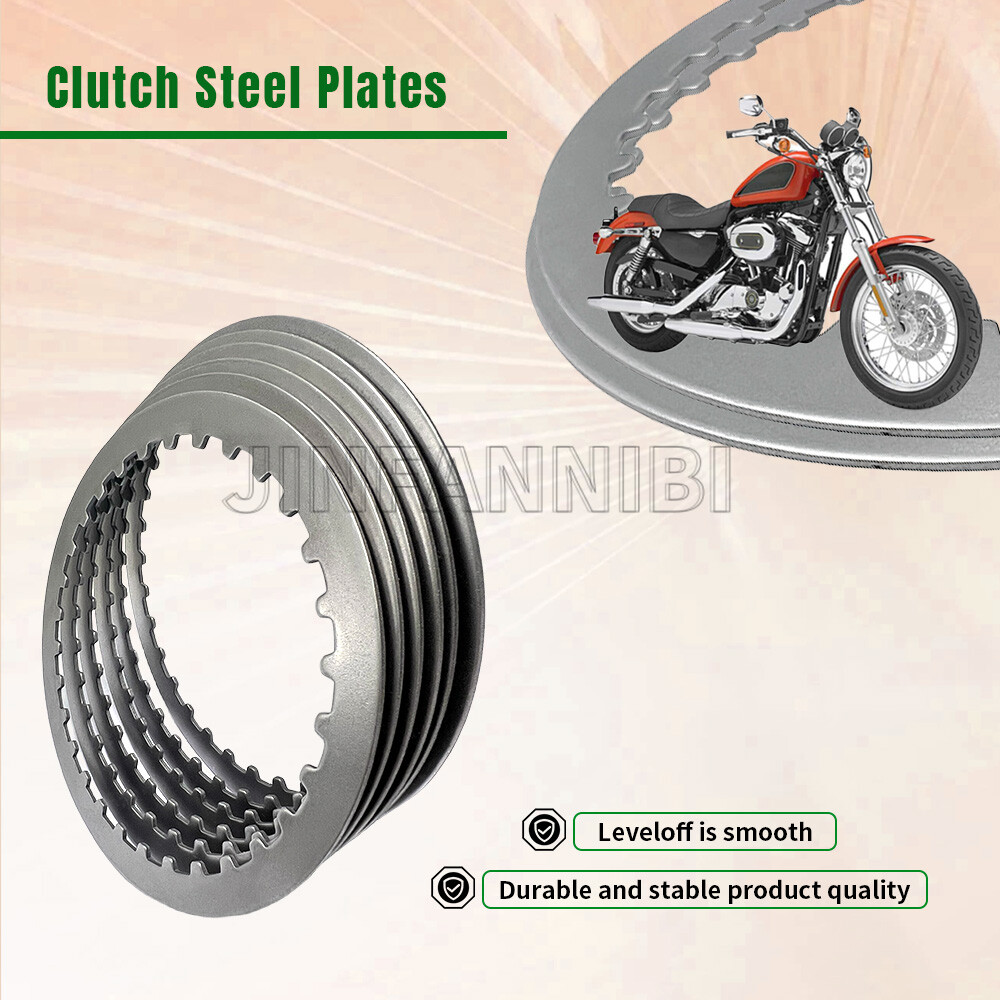 Clutch Friction Steel Plates Kit for Harley-Davidson Sportster 883 1200 1991-22