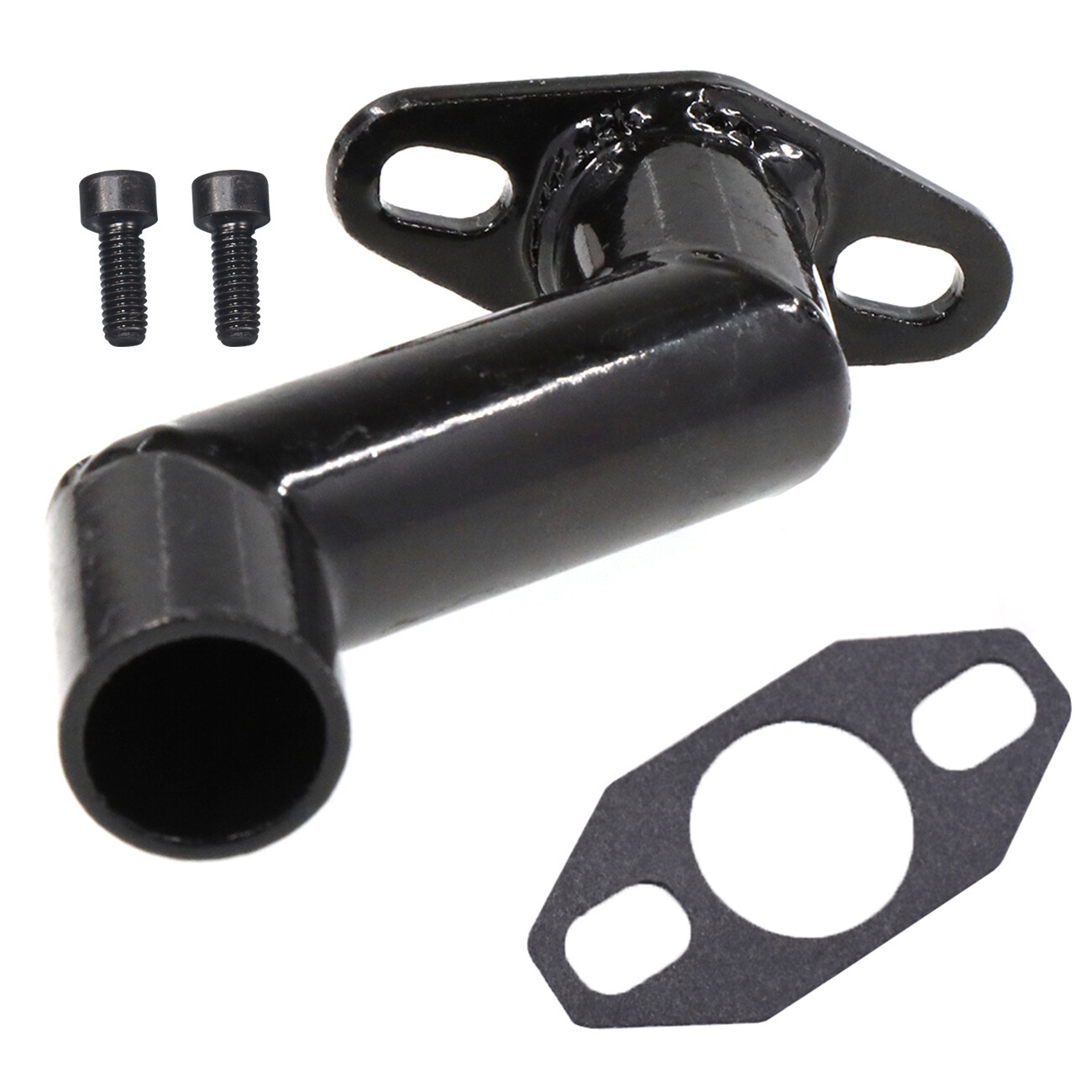 32-40mm Black Offset Intake Manifold For 49cc 66cc 80cc Motorized Bike