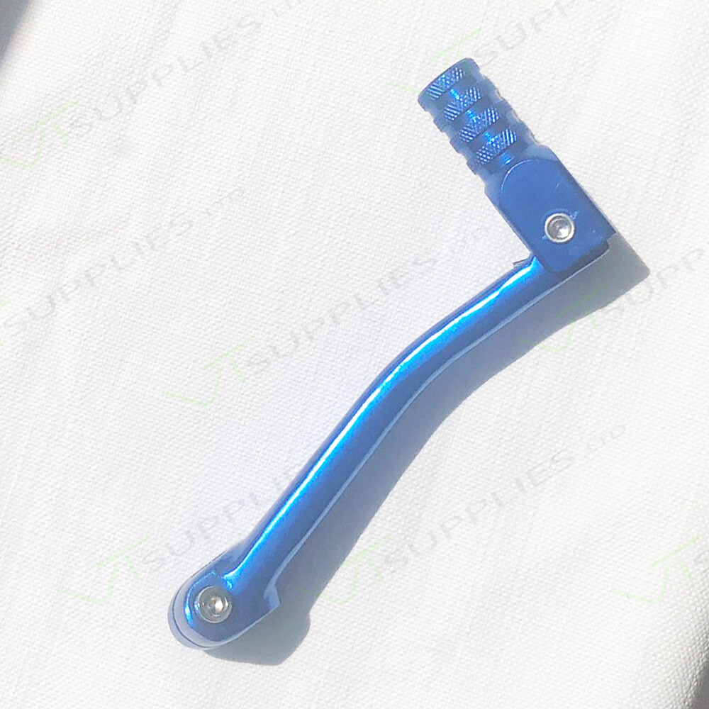 Blue Universal Motorbike Gear Shifter Aluminium Alloy Foldable Shift Lever
