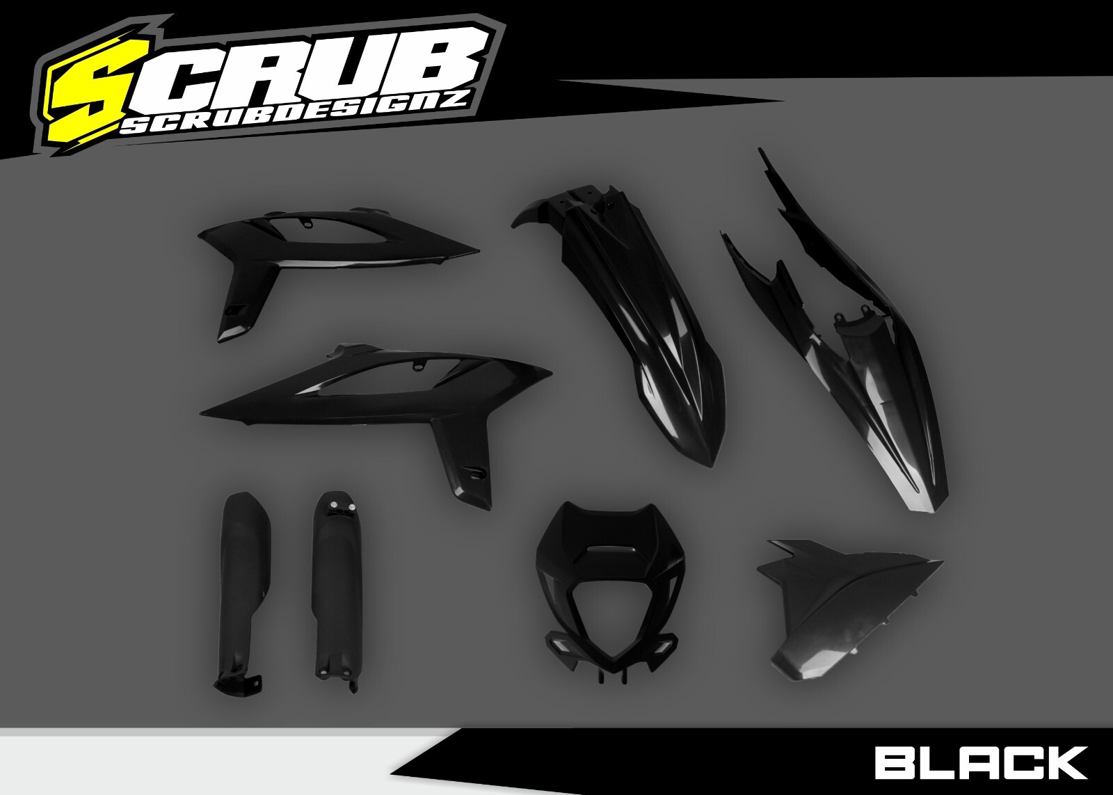 Plastics + Graphics applied Beta RR 2020 2021 2022 decals stickers