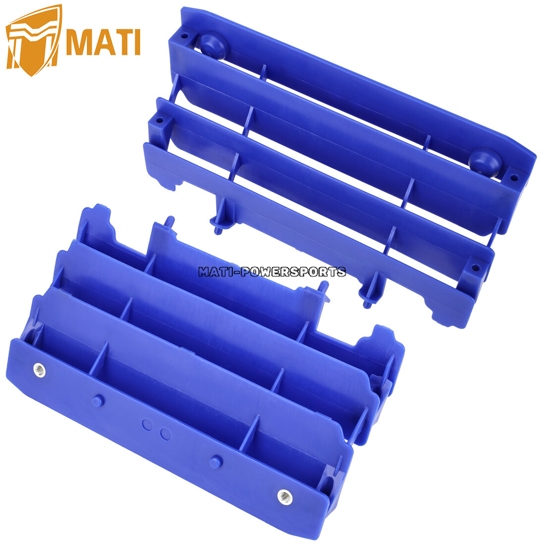 Blue Radiator Guard Louver Set Pair For 2006-2022 Yamaha YZ125 YZ250 YZ125X 250X
