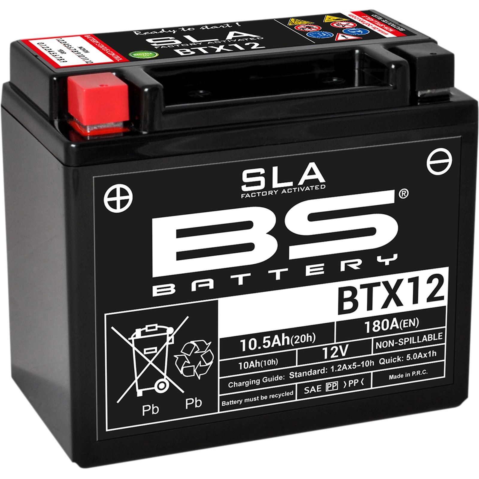 BS Battery Battery – 12V – 10ah – BTX12 300680
