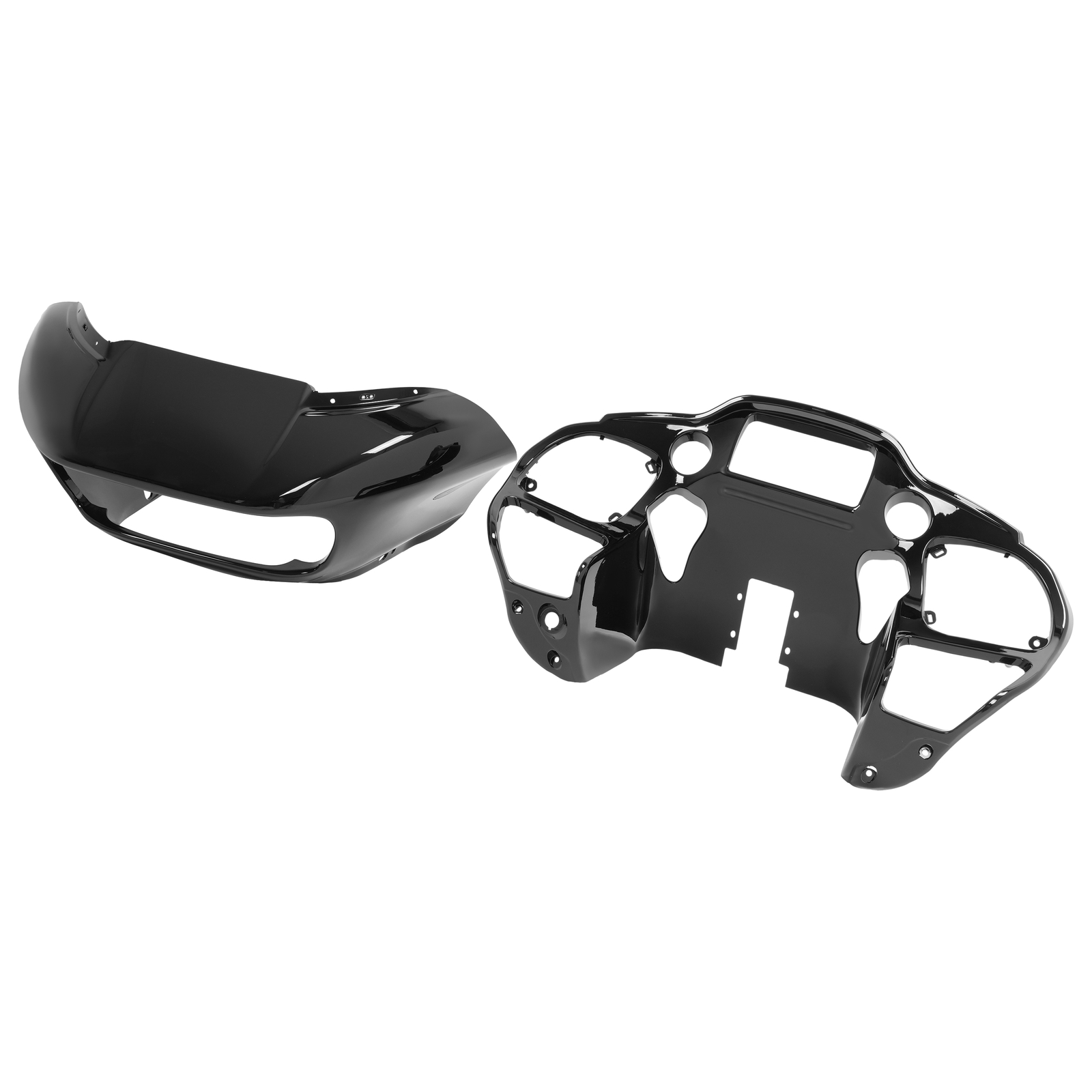 Fit For Harley Touring Road Glide FLTR 2015-Up Vivid Black Inner & Outer Fairing