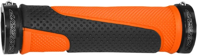 Pro Grip 997 ATV Lock-On Grips Open Ends Thumb Fluorescent Orange 7/8″ 5-1/8″