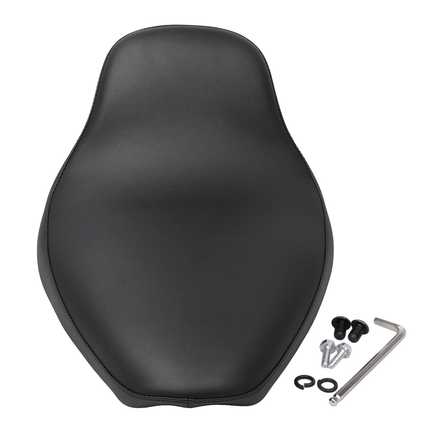 Smooth Front Driver Rider Solo Seat For Harley Softail FXSTC FXST Classic FLSTC