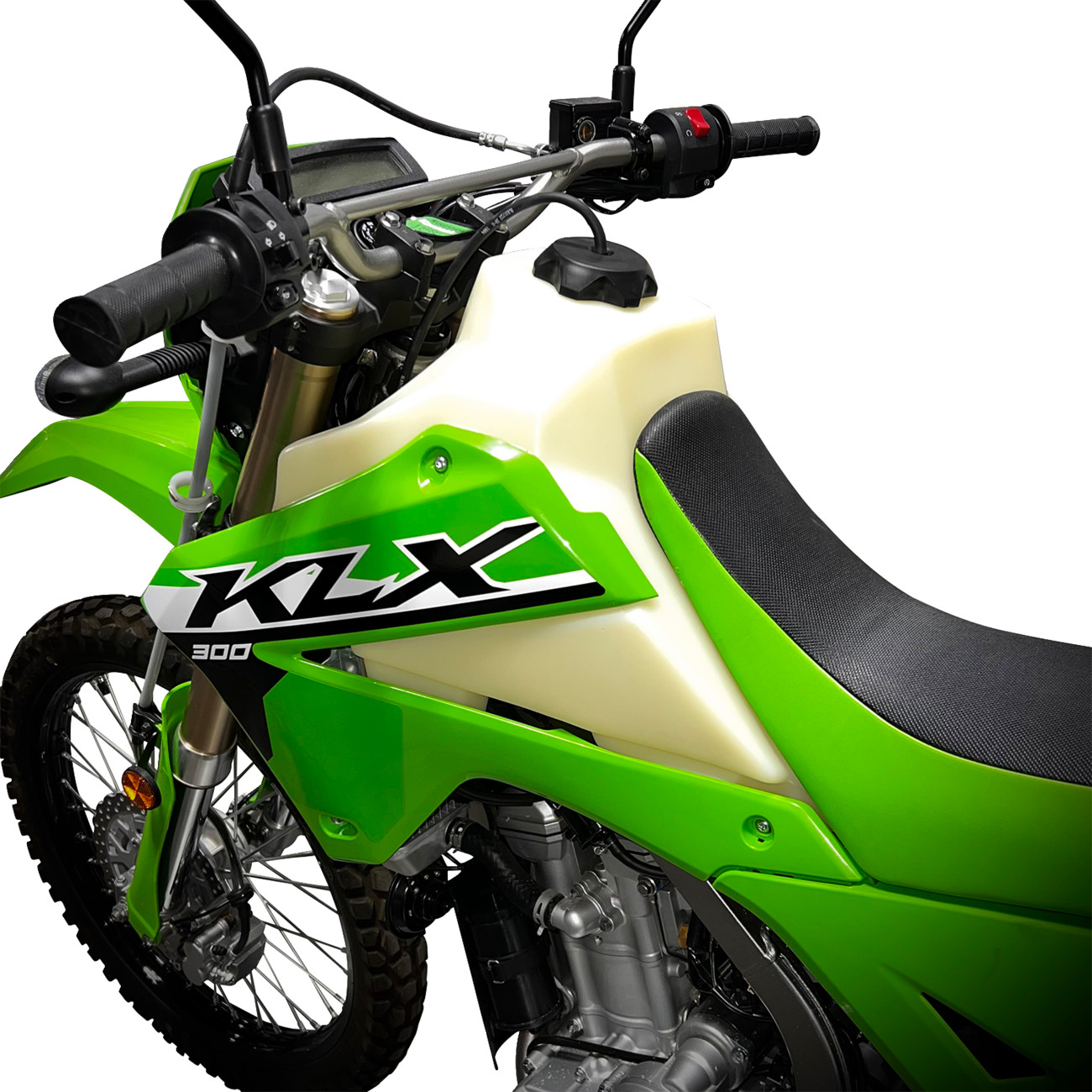 IMS PRODUCTS INC. Large-Capacity Gas Tank – Natural – Kawasaki – 3.8 Gallon