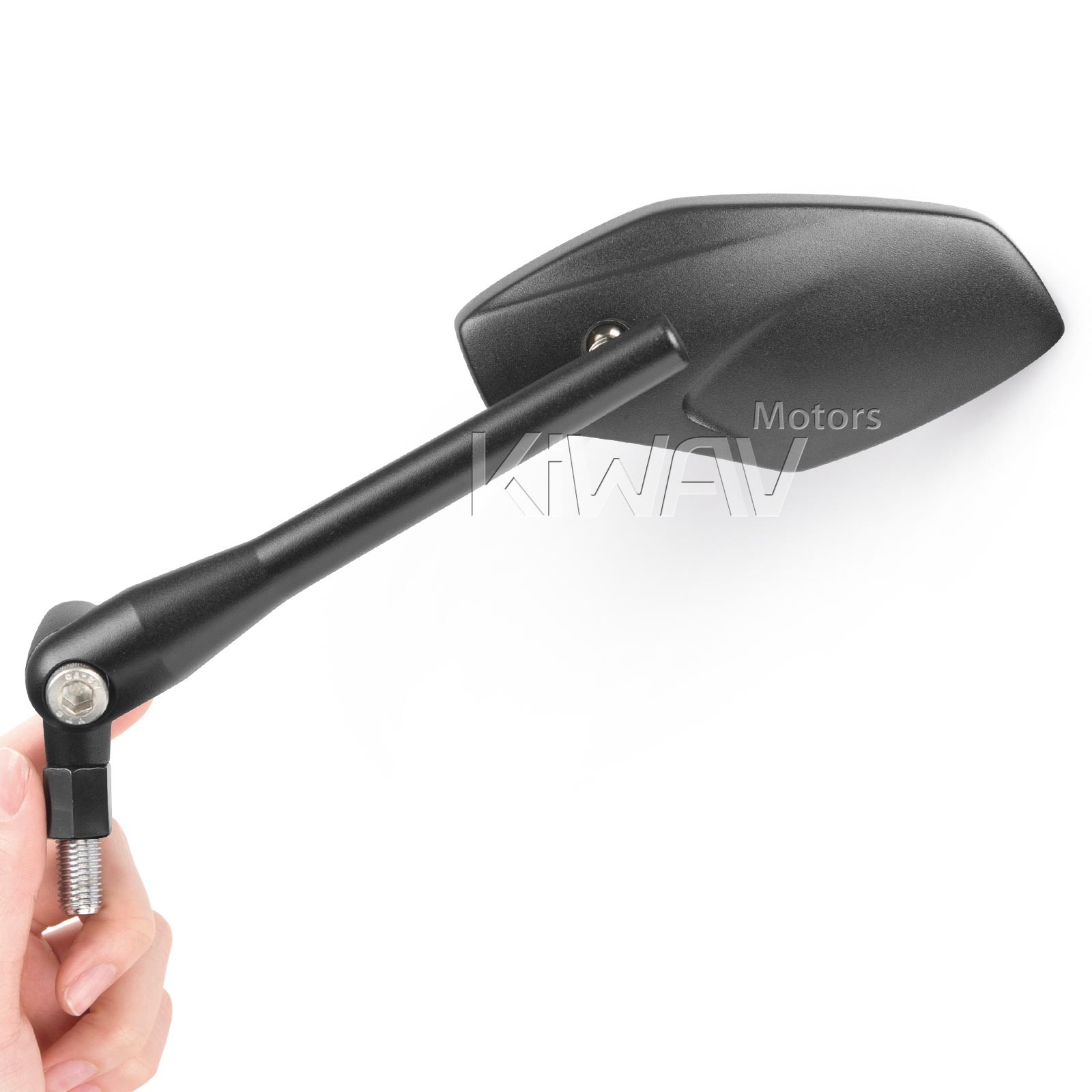 Medusa rear mirrors black snake headed aluminum convex fits scooter