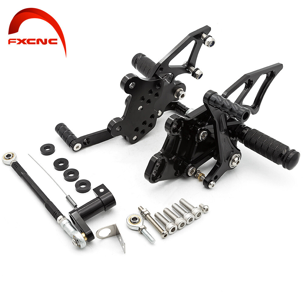 For Yamaha R25 2014-2018 2019 2020 CNC Rearset Footrest Footpegs Foot Pedals GP