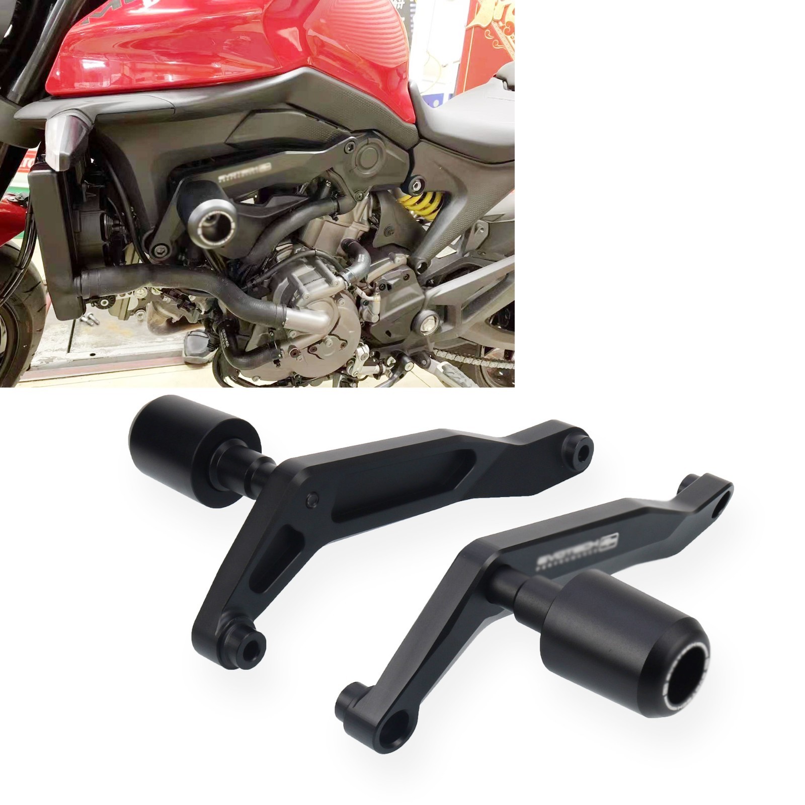 Frame Slider Engine Fairing Guard Protector For Ducati Monster 937 SP 2021-2023