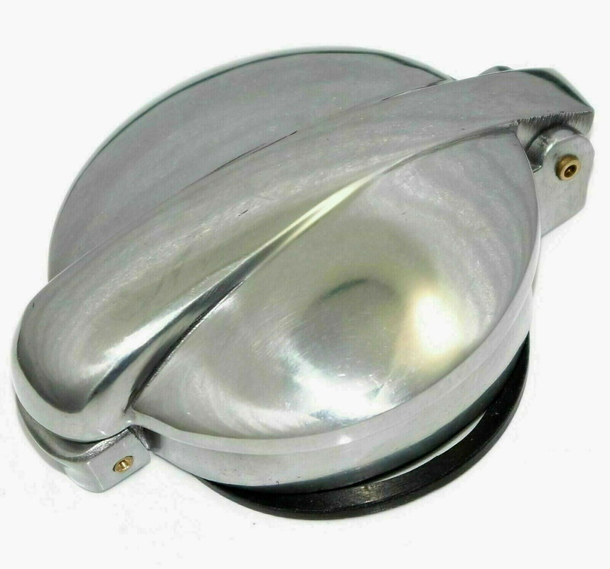 Petrol Tank Fuel Flip Cap 3″ With Filler Neck Cafe Racer Monza Ajs Bsa