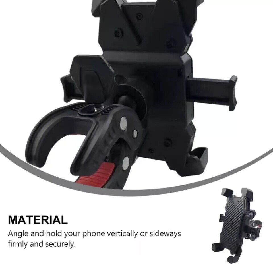 Universal Motorcycle Bike Bicycle Scooter Handlebar Cell Phone Holder Mount GPS