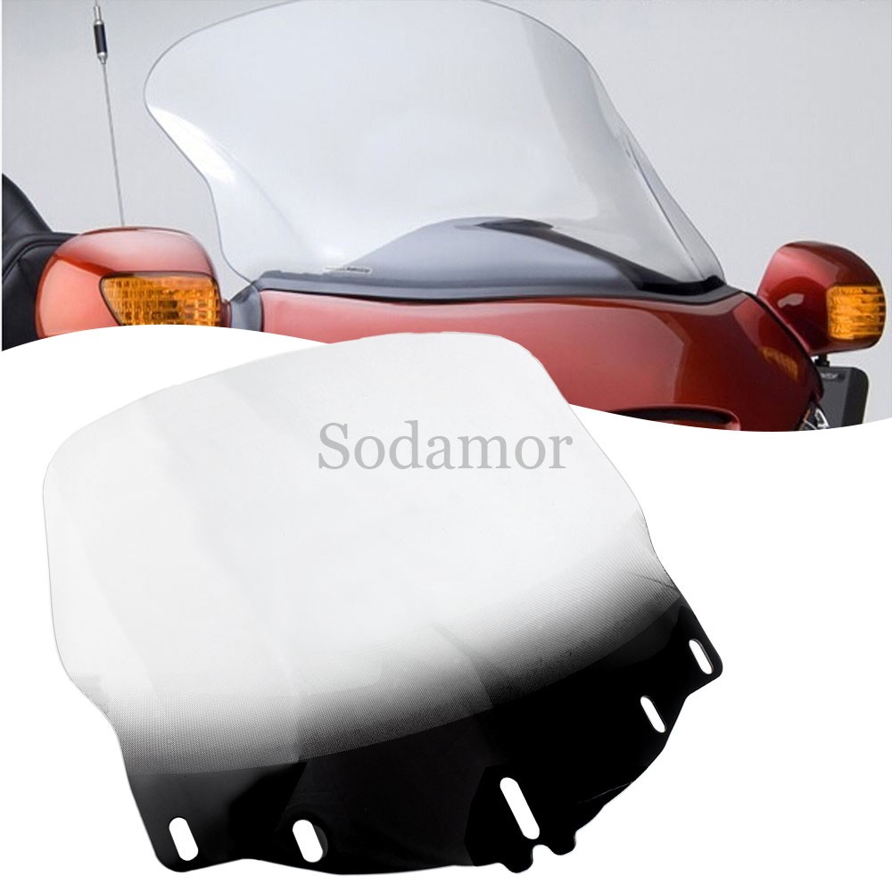 For Honda Goldwing 1800 GL1800 2001-2017 5 Holes Clear ABS Windscreen Windshield