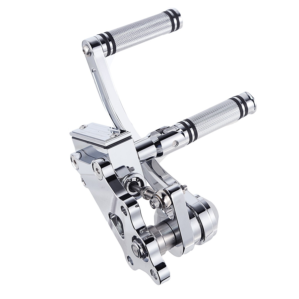 BILLET ALUMINUM CHROME FORWARD CONTROL KITS FOR HARLEY SOFTAIL FATBOY 2007-2017
