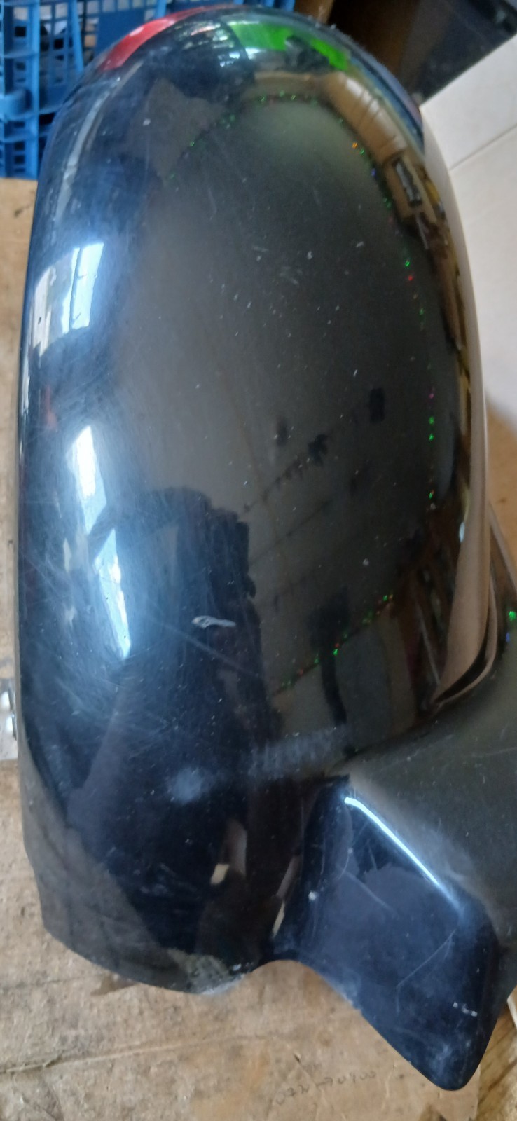 Yamaha TRX850 Pyramid Rear Hugger Fibreglass Gloss Black Slight Damage Read Des