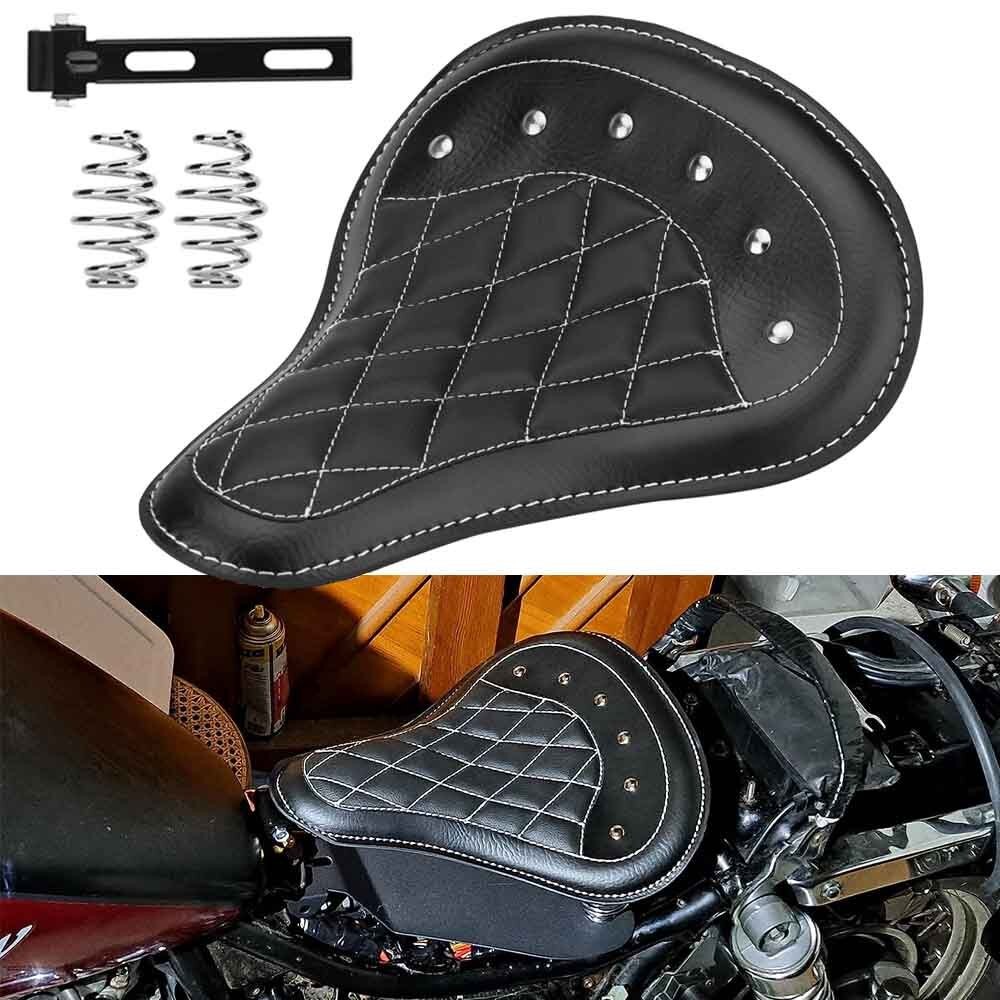 Motorcycle Large Spring Solo Bracket Seat Kit For Harley Davidson Chopper Bobber