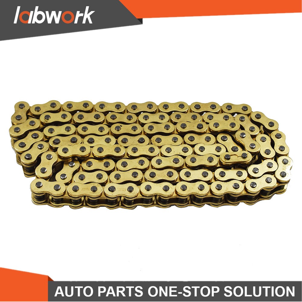 Labwork Drive Chain Gold Color-O-Ring 525-120 ATV Motorcycle 525 Pitch 120 Links