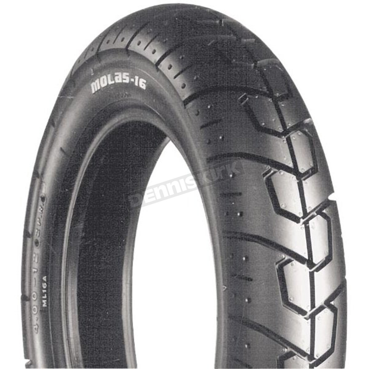 Bridgestone Rear ML16 HOOP 120/90J-10 Blackwall Scooter Tire – 184635