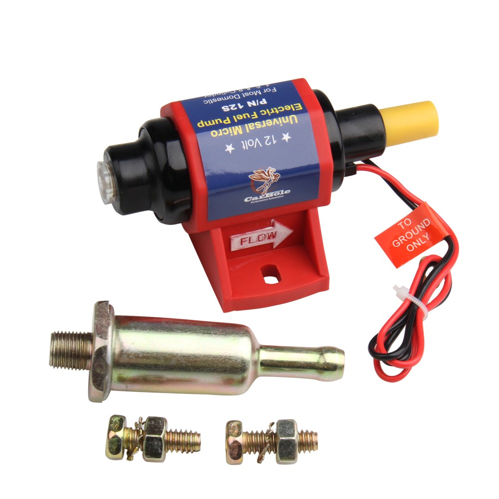 4-7PSI 12V Low Pressure Universal 3/8 Fuel Pump Electric Gas Diesel Inline New