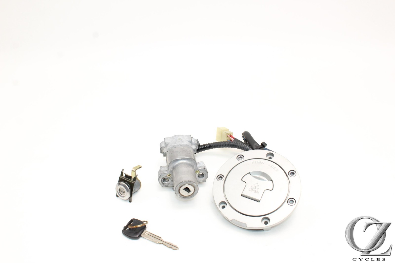 00-01 Honda CBR929RR CBR 929RR Ignition Lock Gas Cap Seat Set with Key