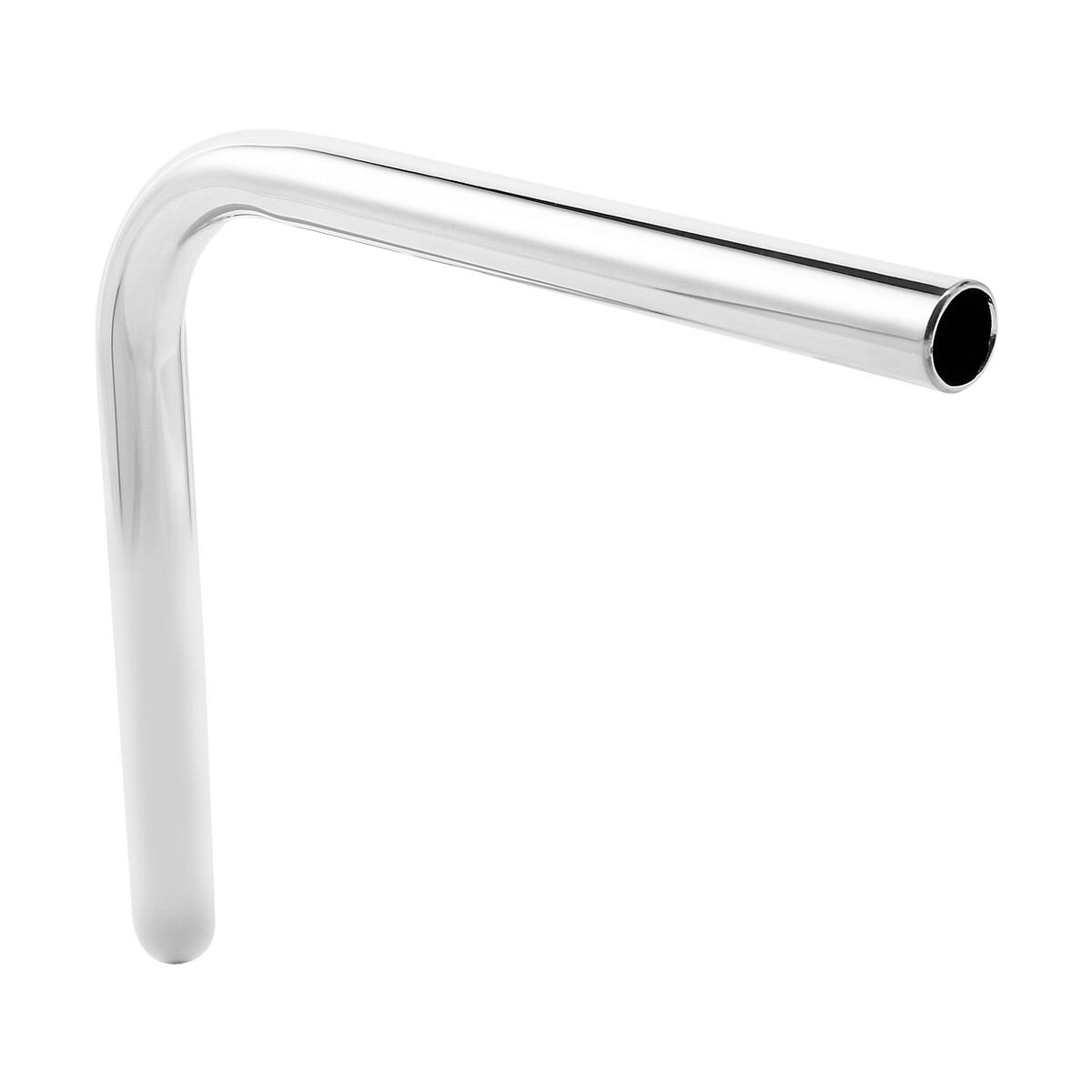 1″ Ape Hanger Bar 10~18” Rise Handlebar Knurled & Pre-drilled Fit For Harley