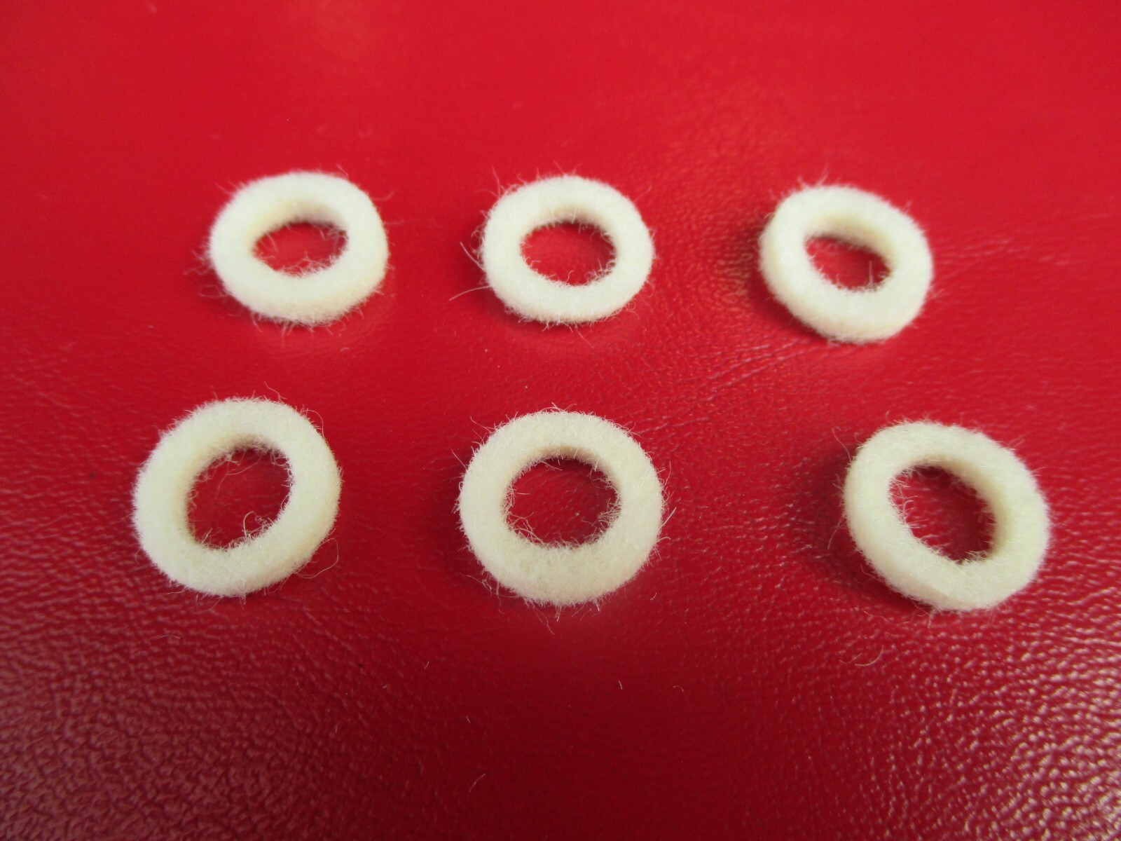 6 FELT THROTTLE SHAFT SEALS FOR MANY KEIHIN CARBURETORS THROTTLE SHAFT 8MM
