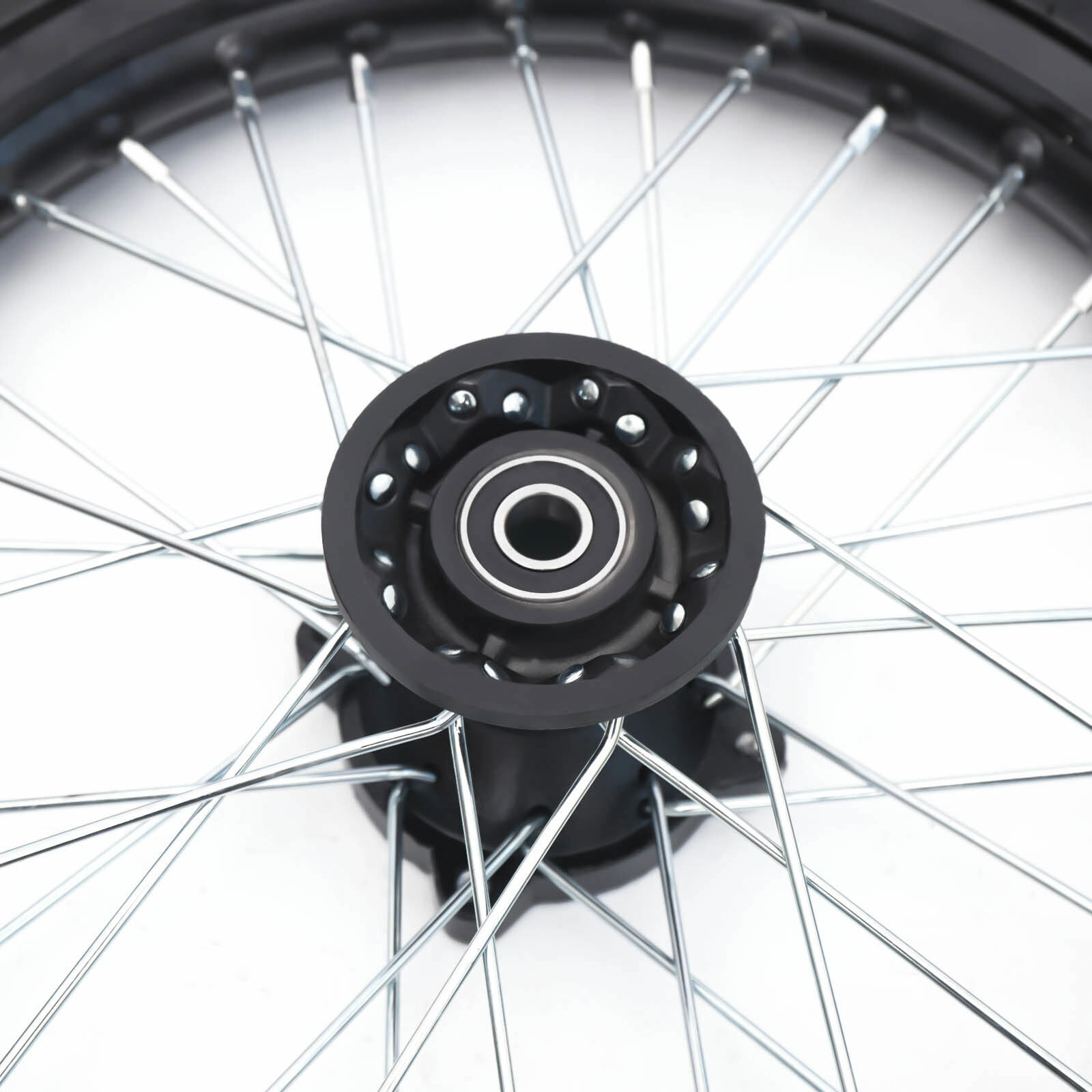 Dirt Pit Bike Tires Set Rear Wheel Rim 80/100-12 & Front Wheel Rim 60/100-14 USA