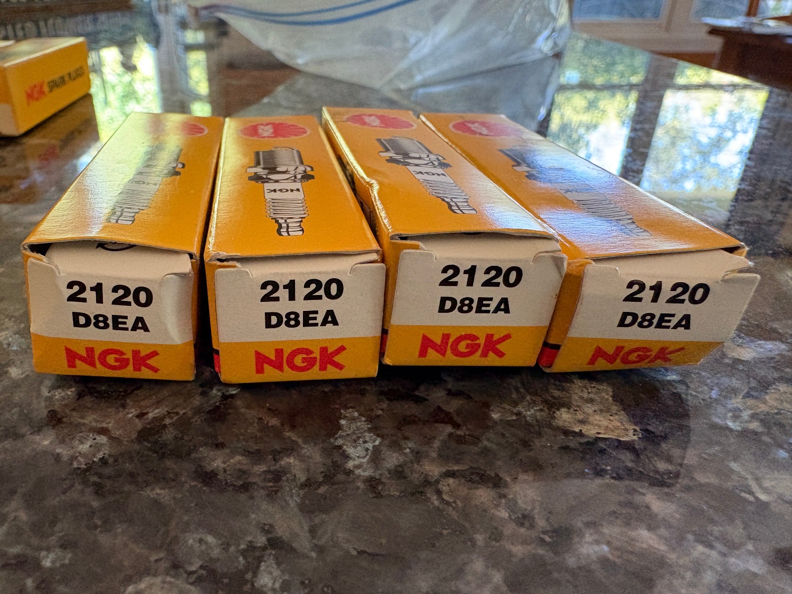 4 new in the box NGK D8EA 2120 spark plugs CB750? XL250?