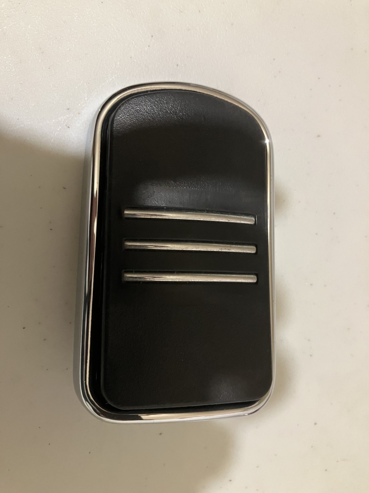 Harley Streamliner Large Brake Pedal Chrome and Black 42712-04