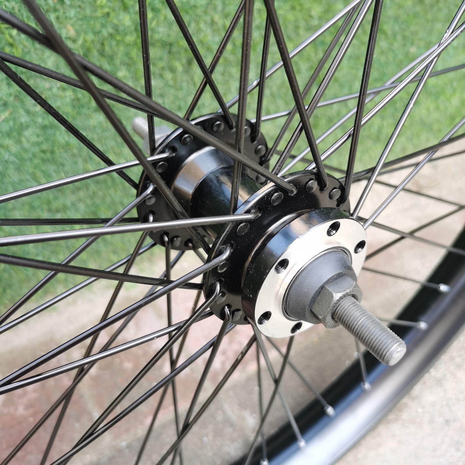 CDHPOWER 26 inch Rear Bike Wheel 48x12G Heavy Duty Spoke Wheel Bicycle Rear Rim