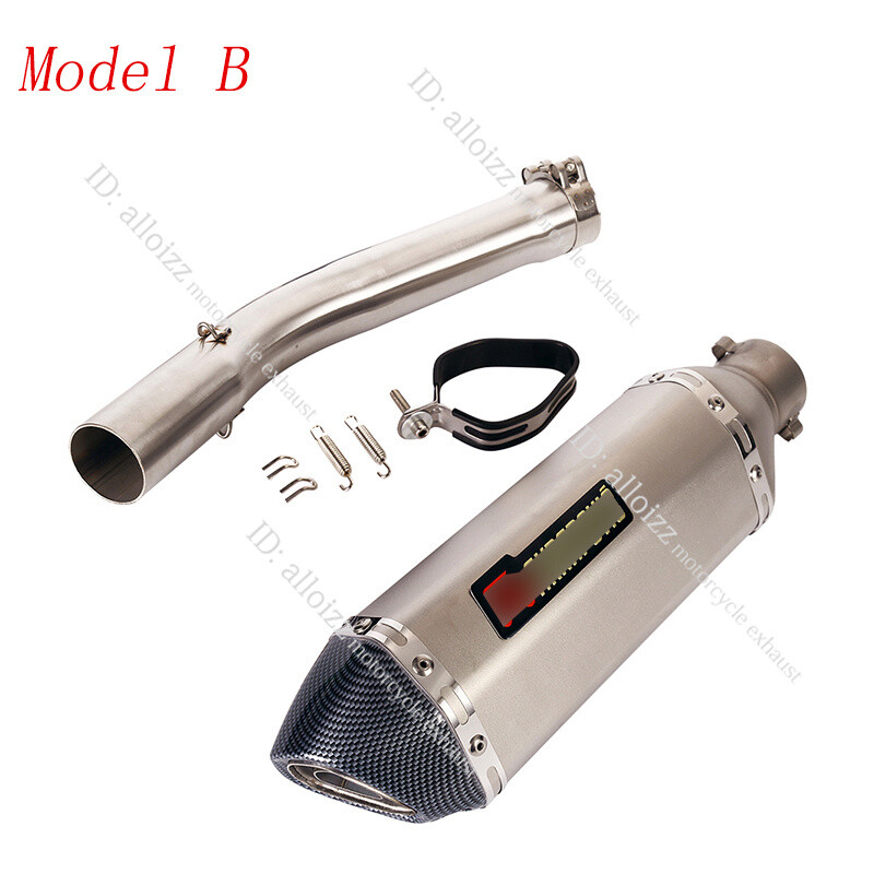 For Yamaha YZF R6 1998-05 Exhaust Mid Pipe With DB Killer Slip On Muffler 370mm