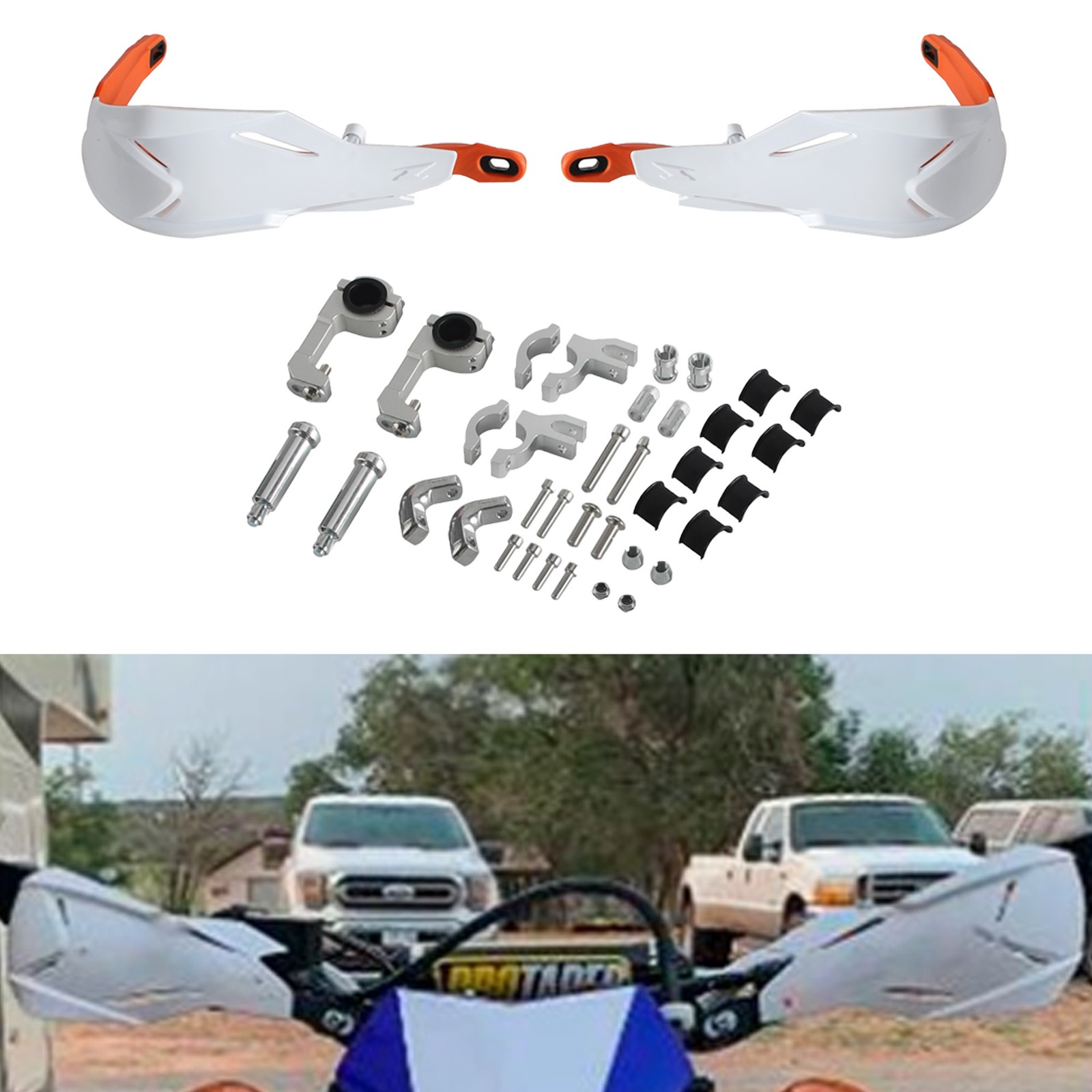 PP Plastic&Aluminum Handguards For SX SXF EXC XC XCW EXC-F 125-530 MX Dirt Bike