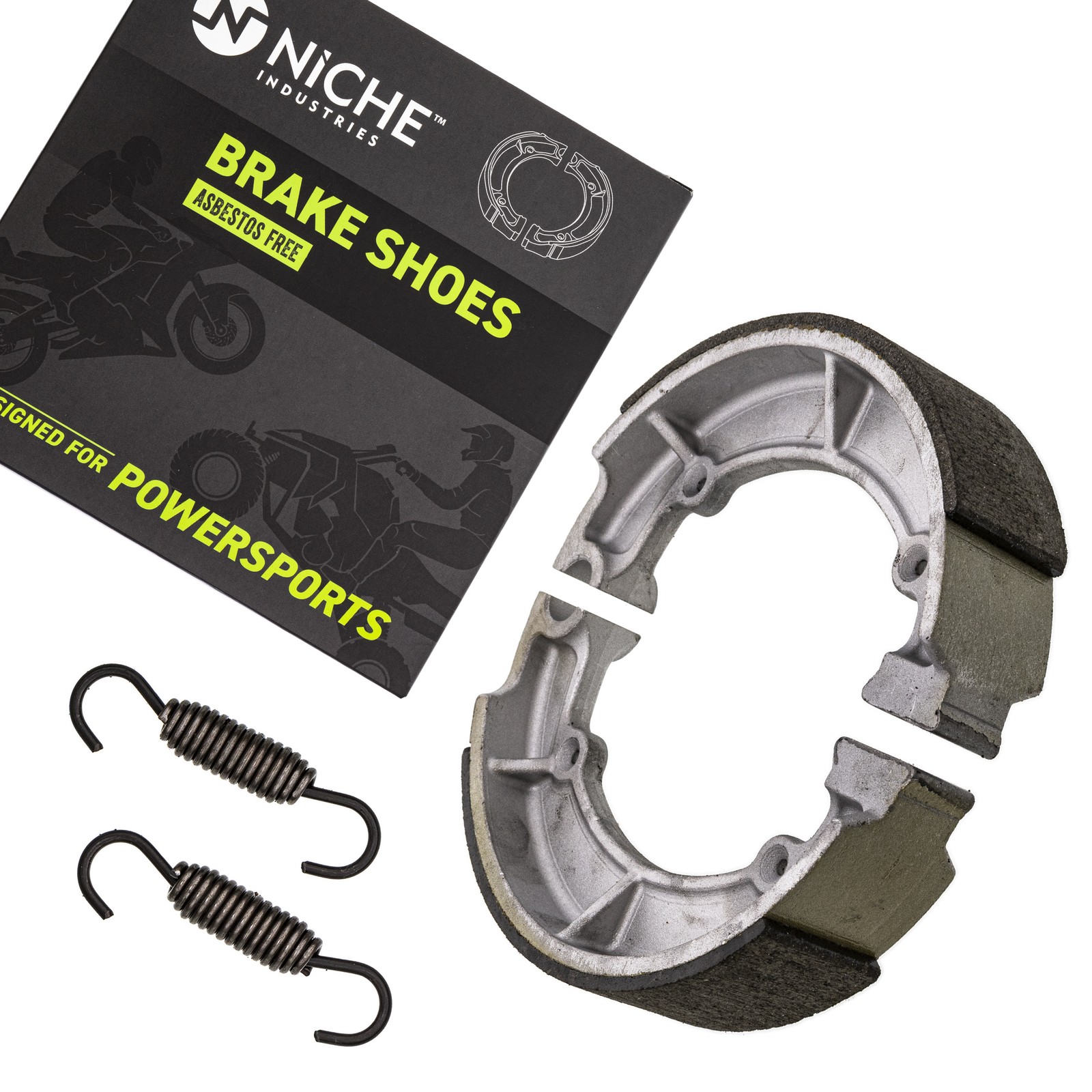Brake Pad with Shoe Set for Kawasaki Vulcan 800 500 Front Rear Semi-Metallic