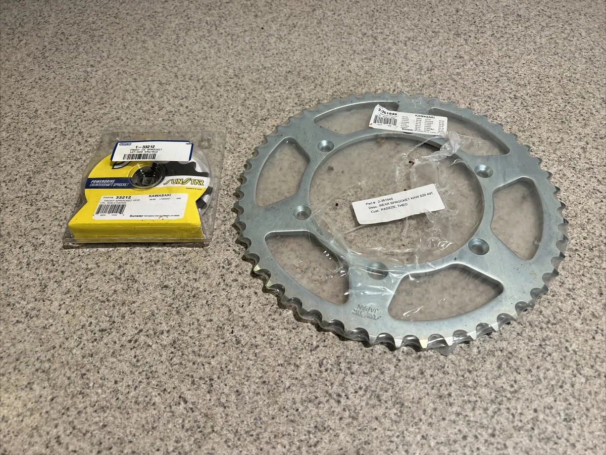 sunstar Kawasaki Kx125 Kx250 Kx500 sprockets New Brand New Stock Oem
