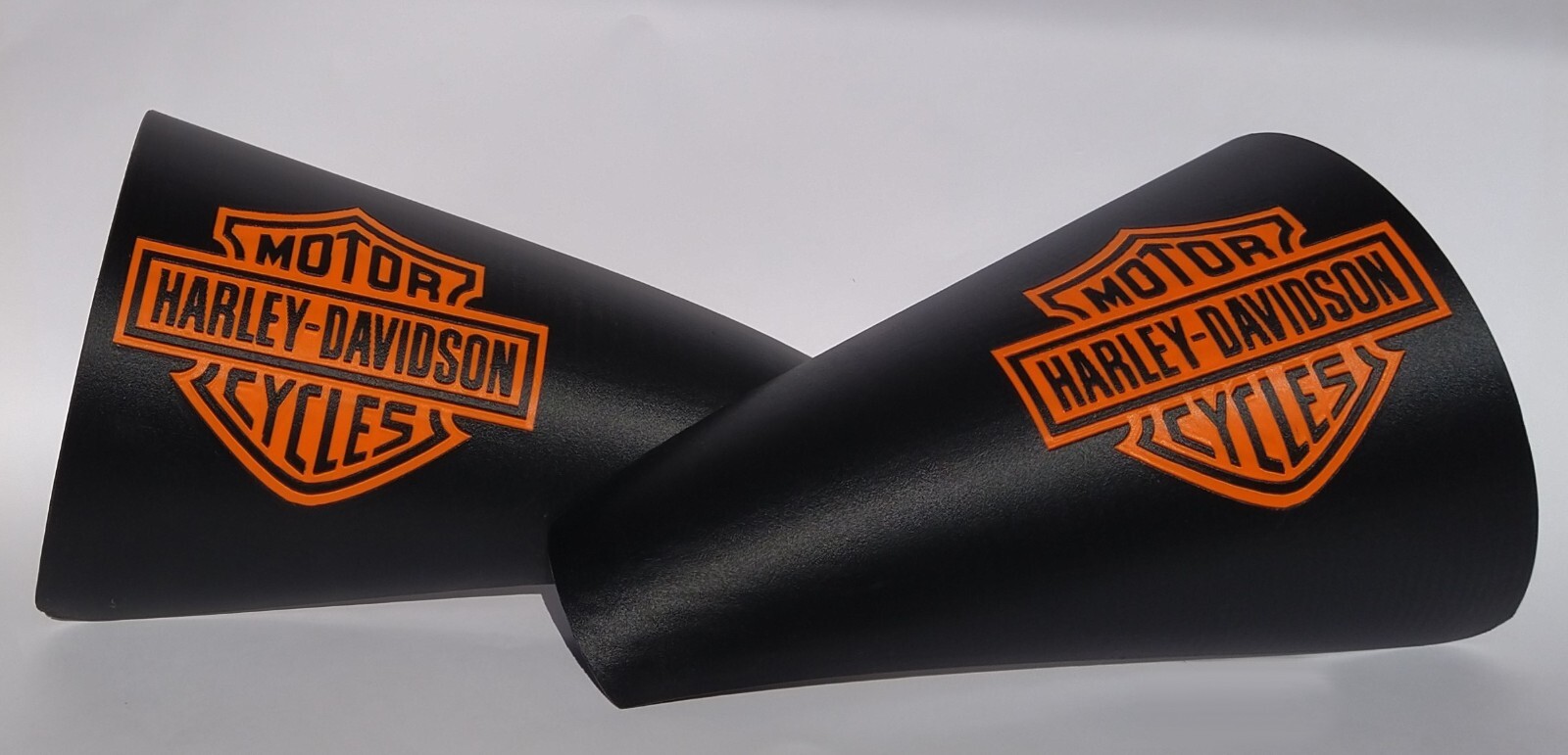 Harley Davidson custom made handguards. Almost any color , custom text, logos.